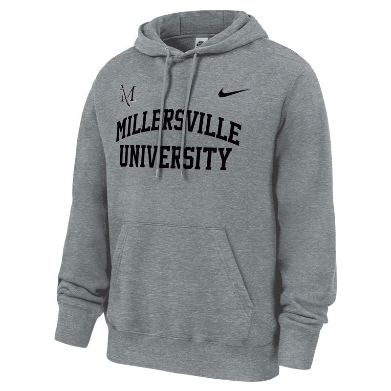 Nike Club Fleece Pullover Hood Dark Heather Grey