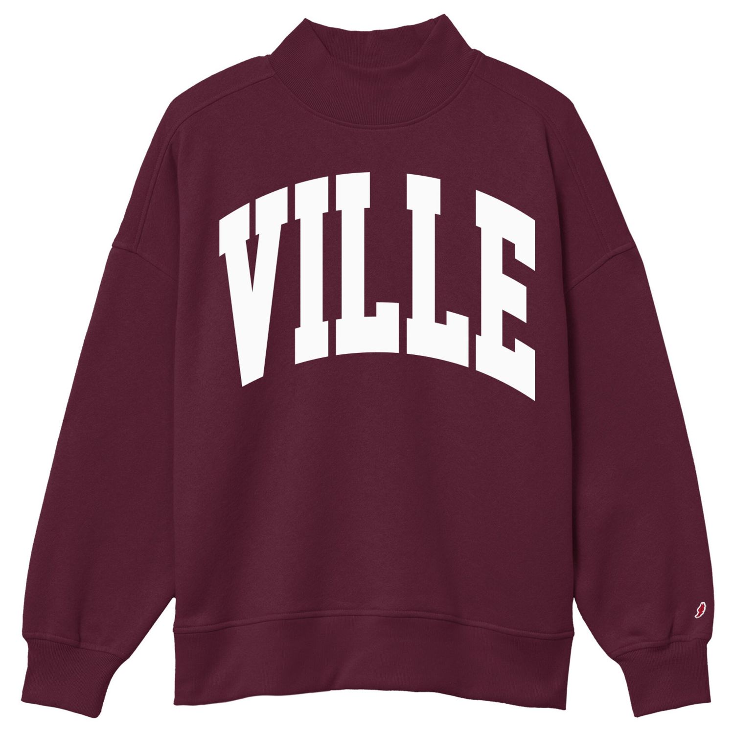 Diana Mockneck Sweatshirt Fall Colors