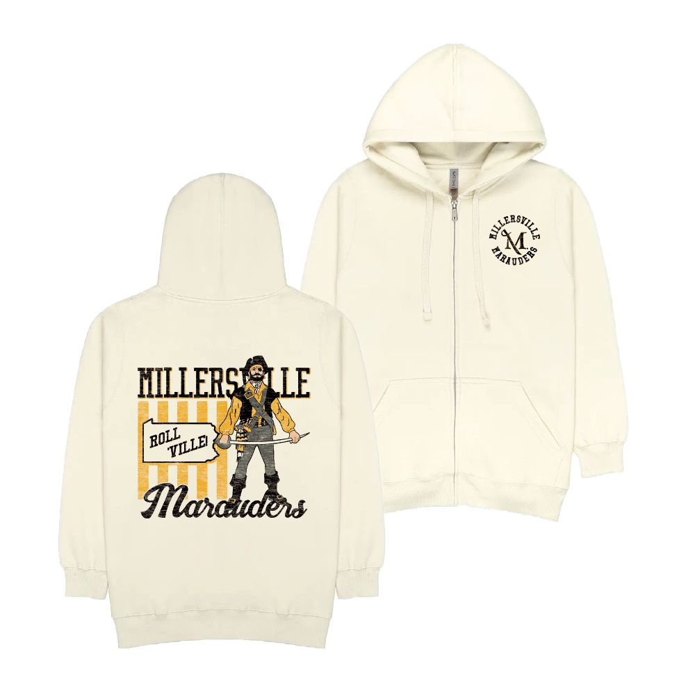 Full Zip Hood Retro Marauder Natural