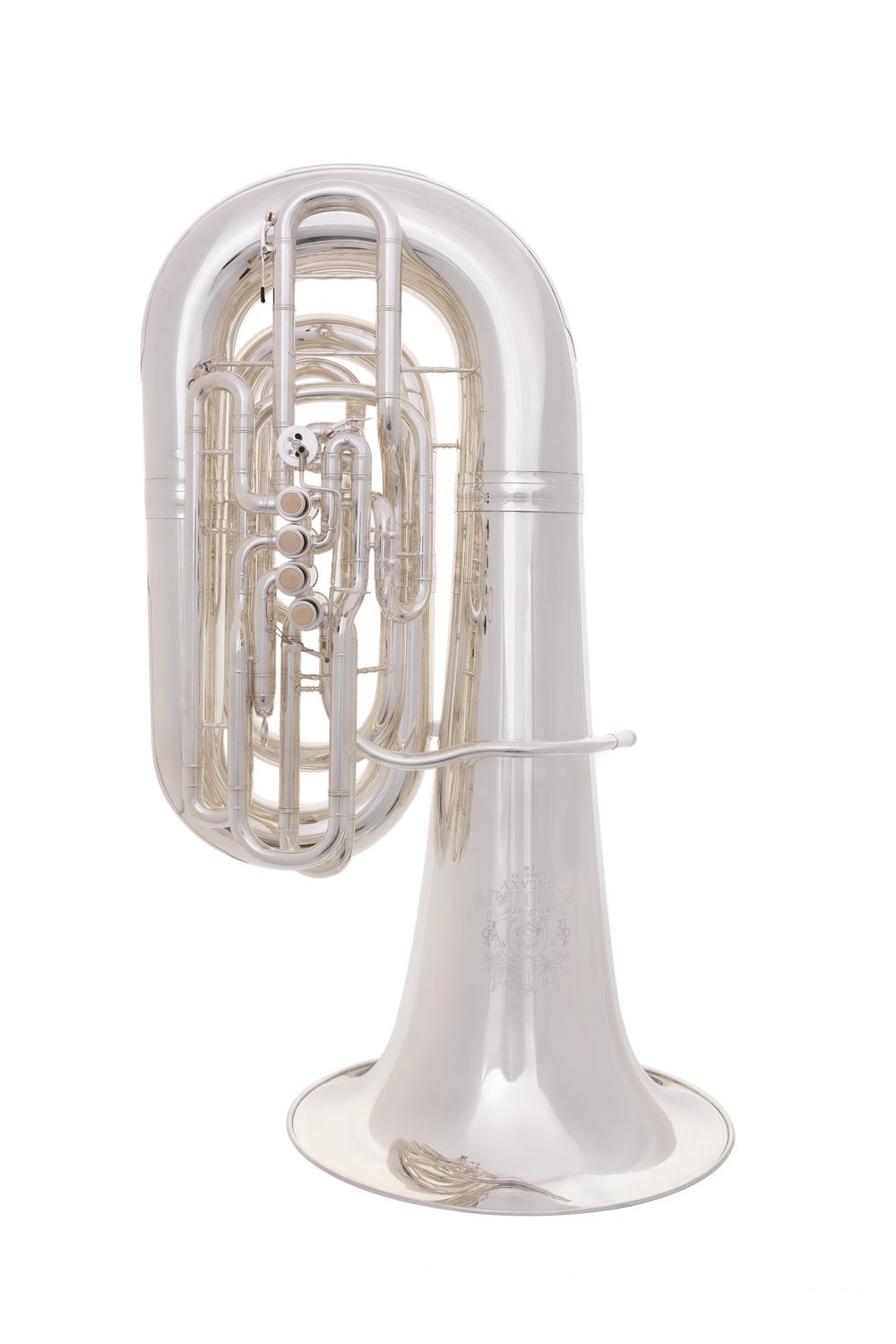 Sierman Galaxy 5/4 Piston CC Tuba, Color: Clear Lacquer Finish