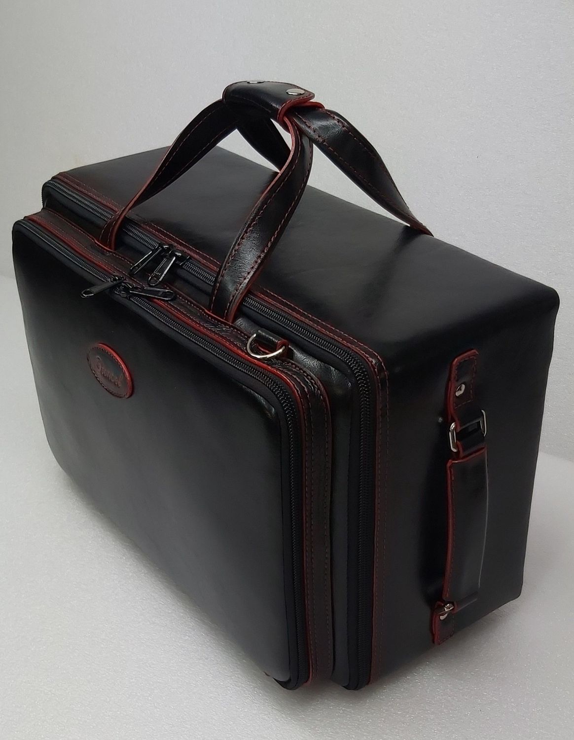 Stencel 3 Trumpet Case, Material: Leather