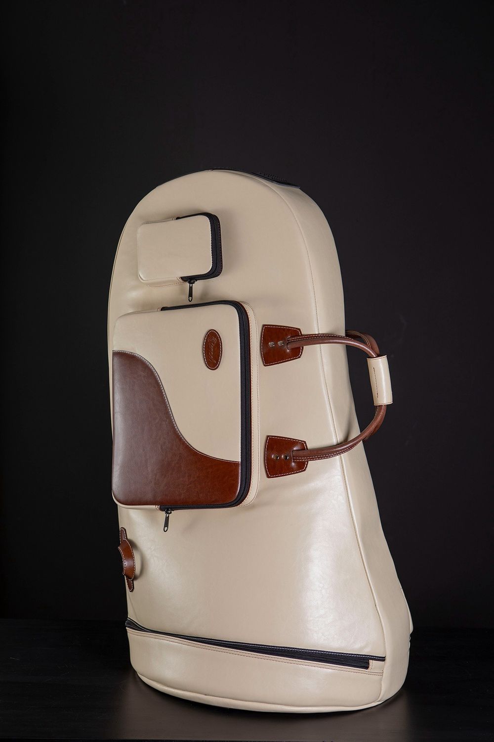 Stencel Tuba Classic Gig Bag, Material: Leather