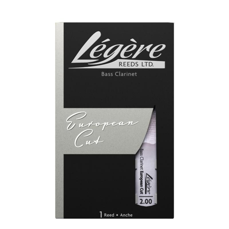 Légère Bass Clarinet European Cut Reed, Strength: 2.0