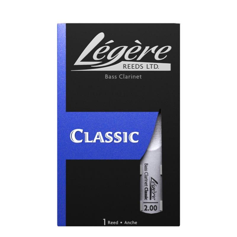 Légère Bass Clarinet Classic Cut Reed, Strength: 2.0