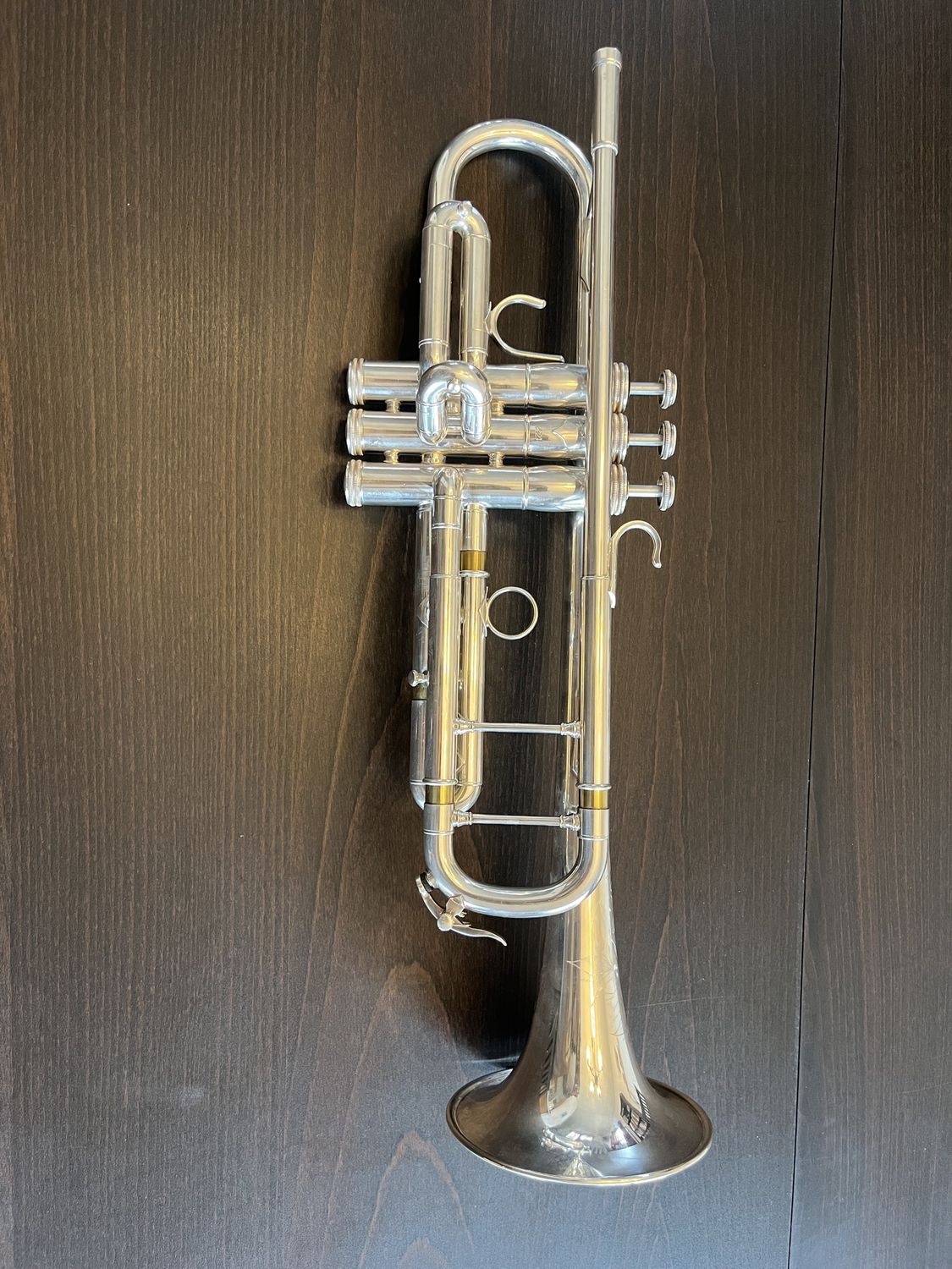 Used Shires AHW B-Flat Trumpet in Silver Plate