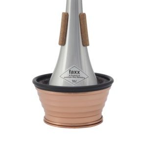 Faxx Trumpet Cup Mute, Aluminum with Copper Bottom