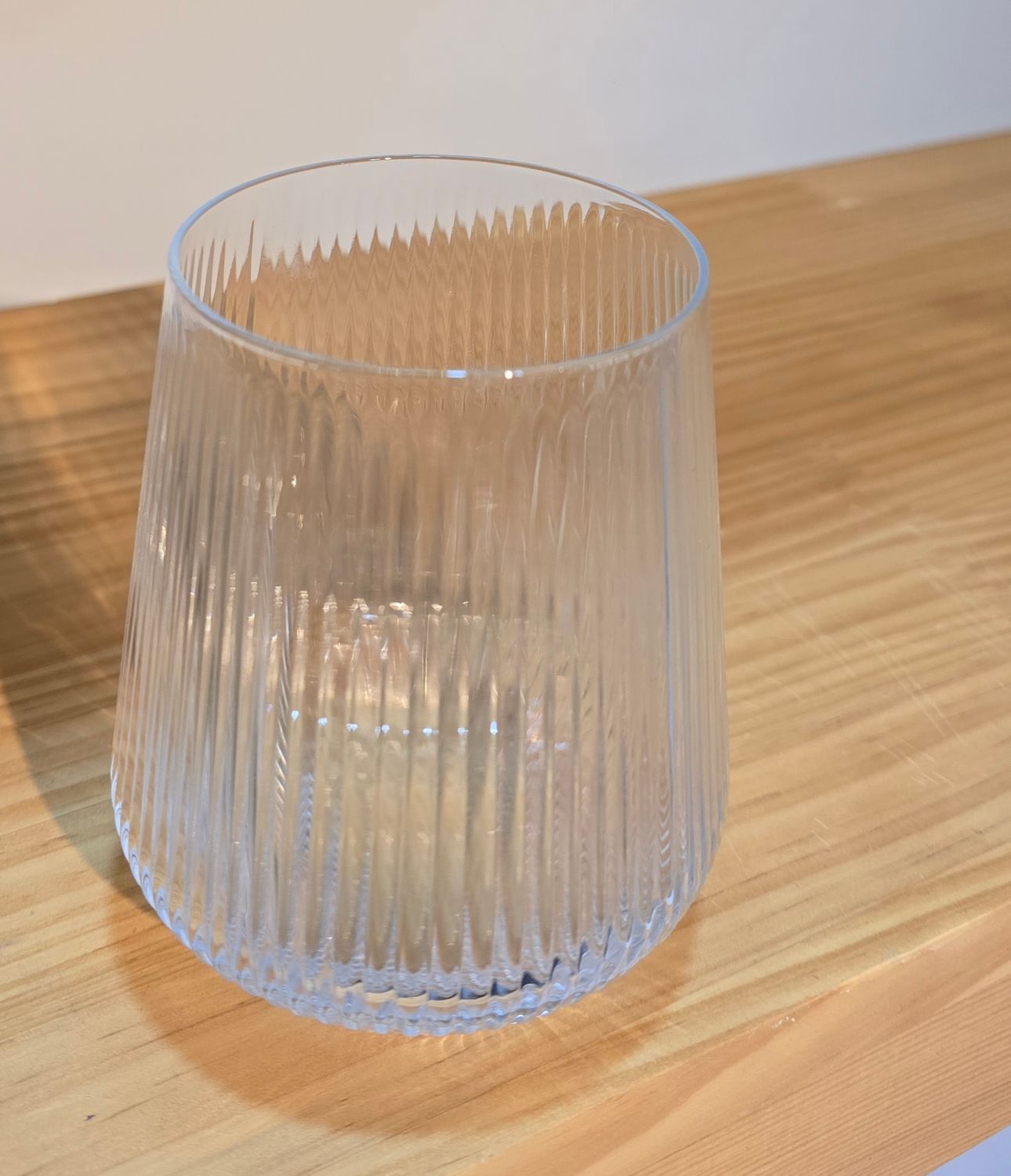 470ml vertical grain water glass cup