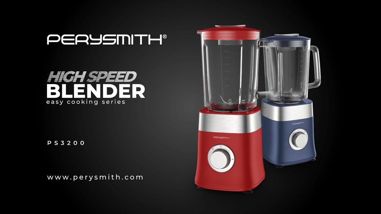 PERYSMITH PS3250 HIGH SPEED BLENDER EASY COOKING SERIES - RED