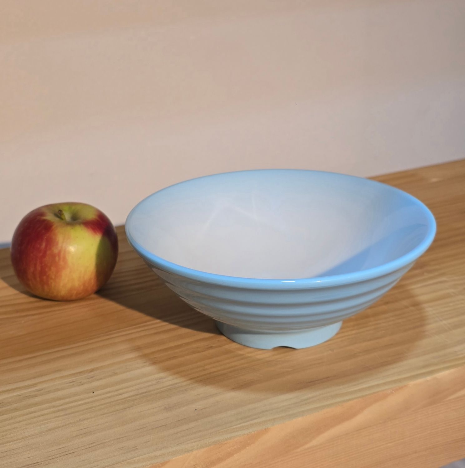 7" Round bowl, Color: Smoky blue