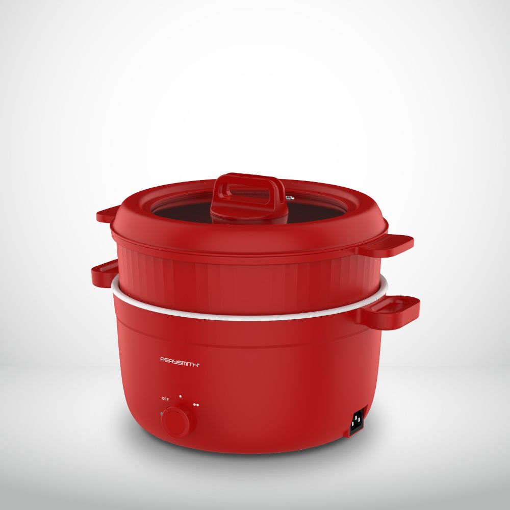 PERYSMITH SN1100 4L 2IN1 MULTI COOKER SIGNATURE SERIES - RED COLOUR AVAILABLE