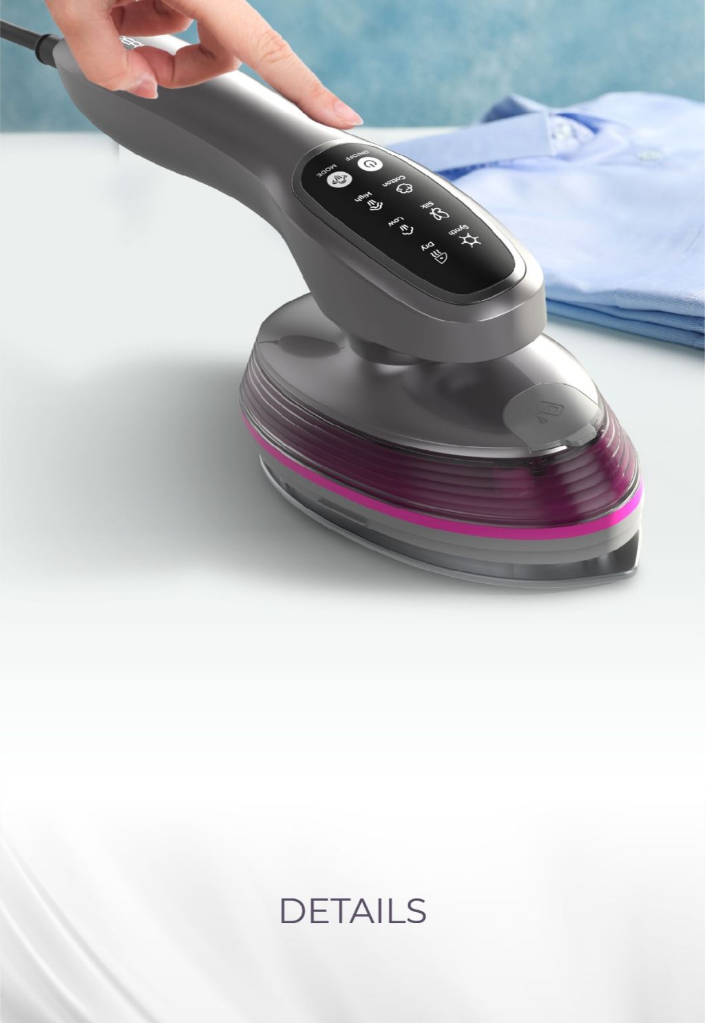 PERYSMITH PS210 HANDHELD GARMENT STEAMER