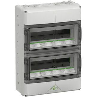 splash-proof fuse box for 24 units