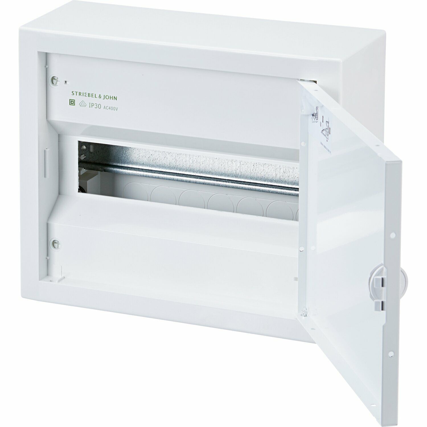 fuse box for 12 units with door