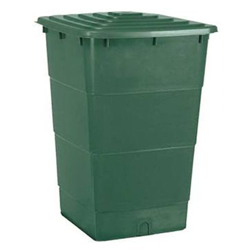 Water barrel + cover 200 liters