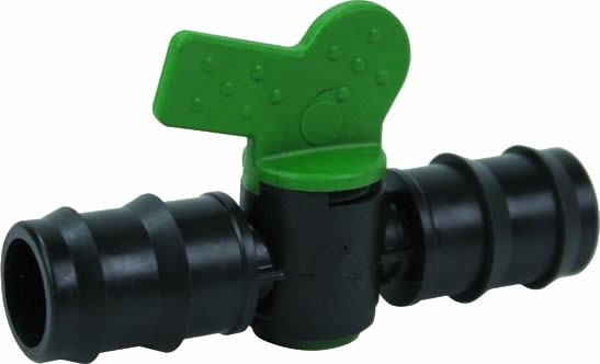 Butterfly valve for hose 16mm (inward)