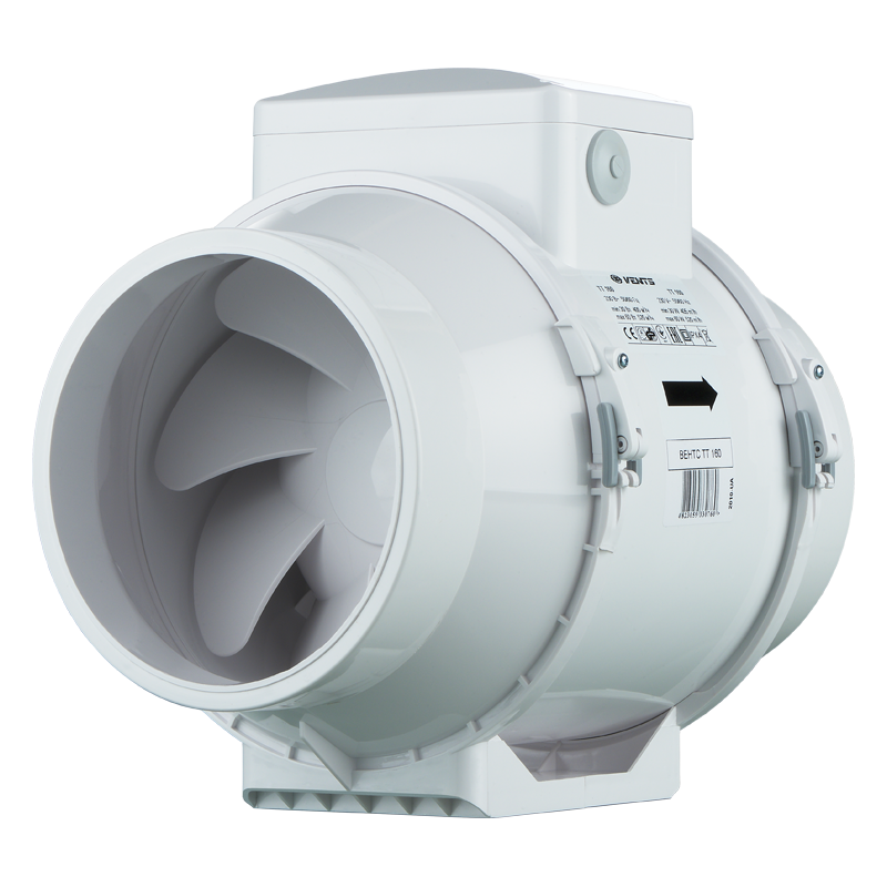 Svent Plastic tube fan 930m3/h Ø 200mm BK200