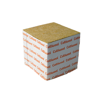Cultiwool Rockwool block 4x4x4 cm 2250 per box