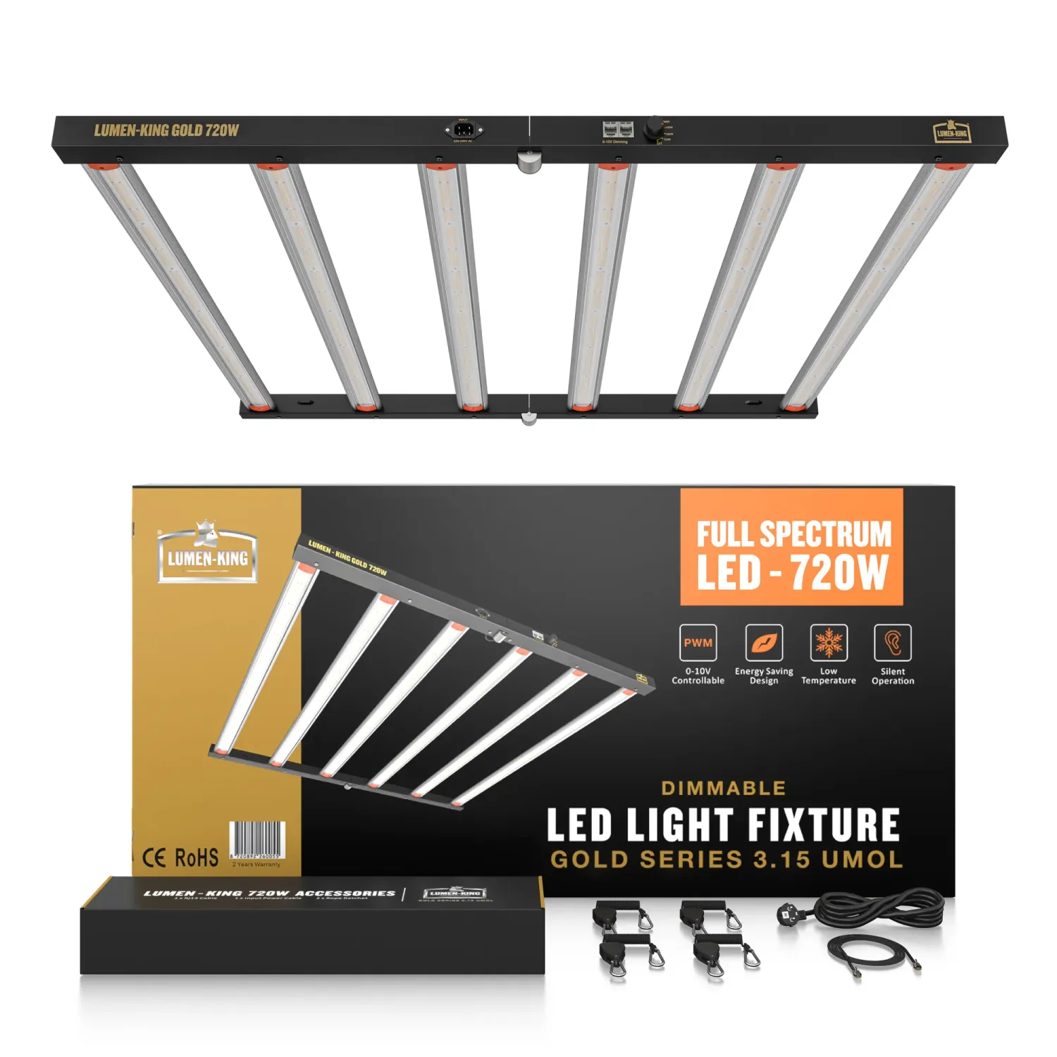 Lumen King Gold Series 720W LED