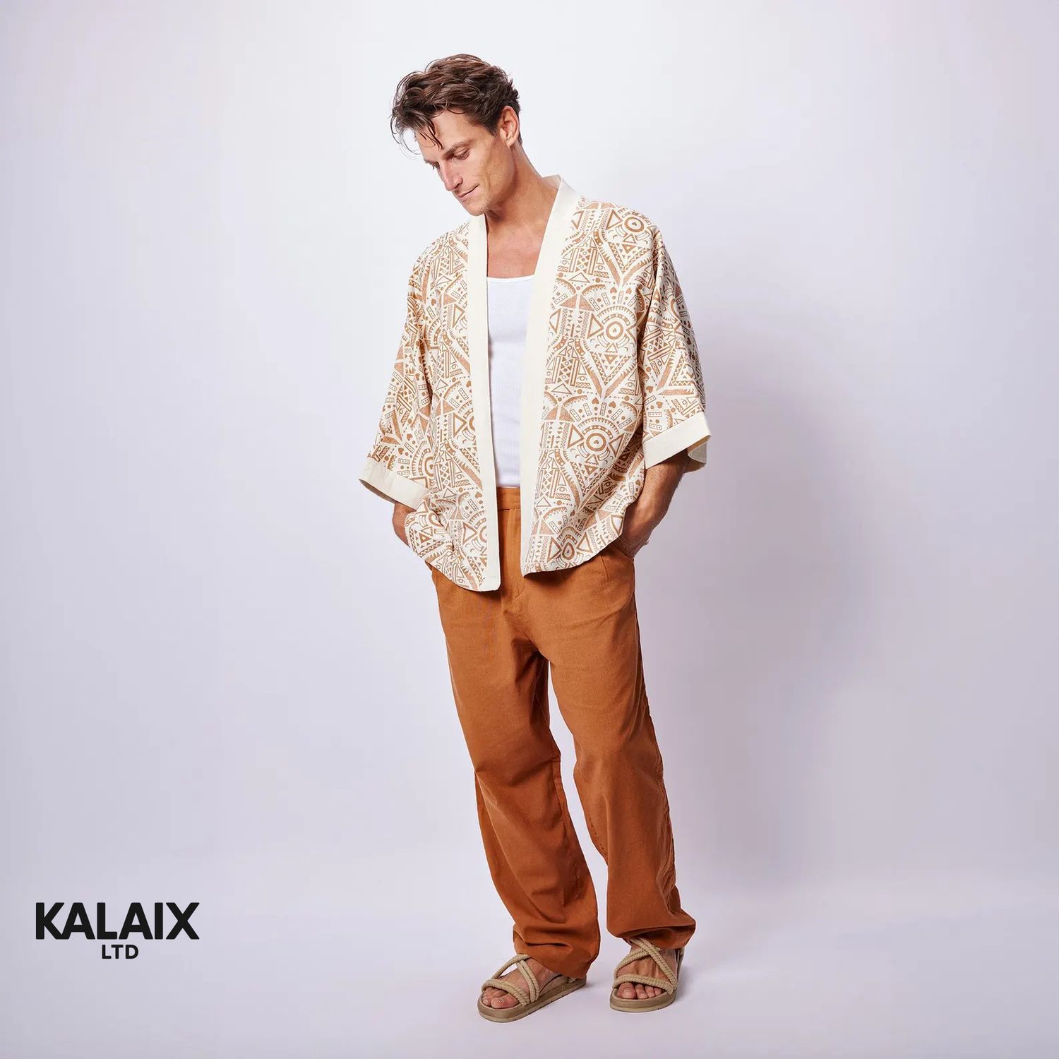 The Geometric Tribal Kimono Jacket