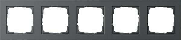 GIRA Rahmen 021523 5fach E2 anthrazit