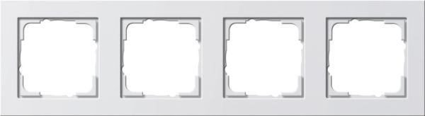 GIRA Rahmen 021429 4fach E2 reinweiss