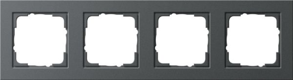 GIRA Rahmen 021423 4fach E2 anthrazit