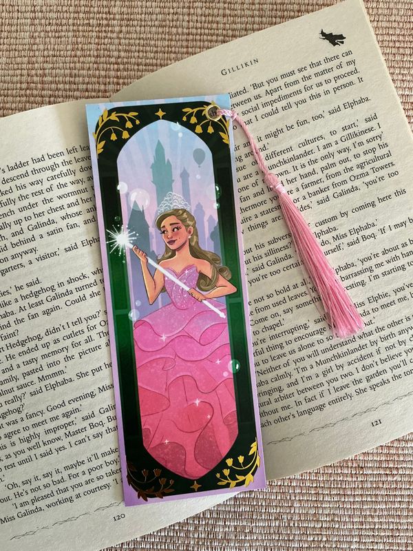 Fantasy-inspired fan art illustrated Bookmark