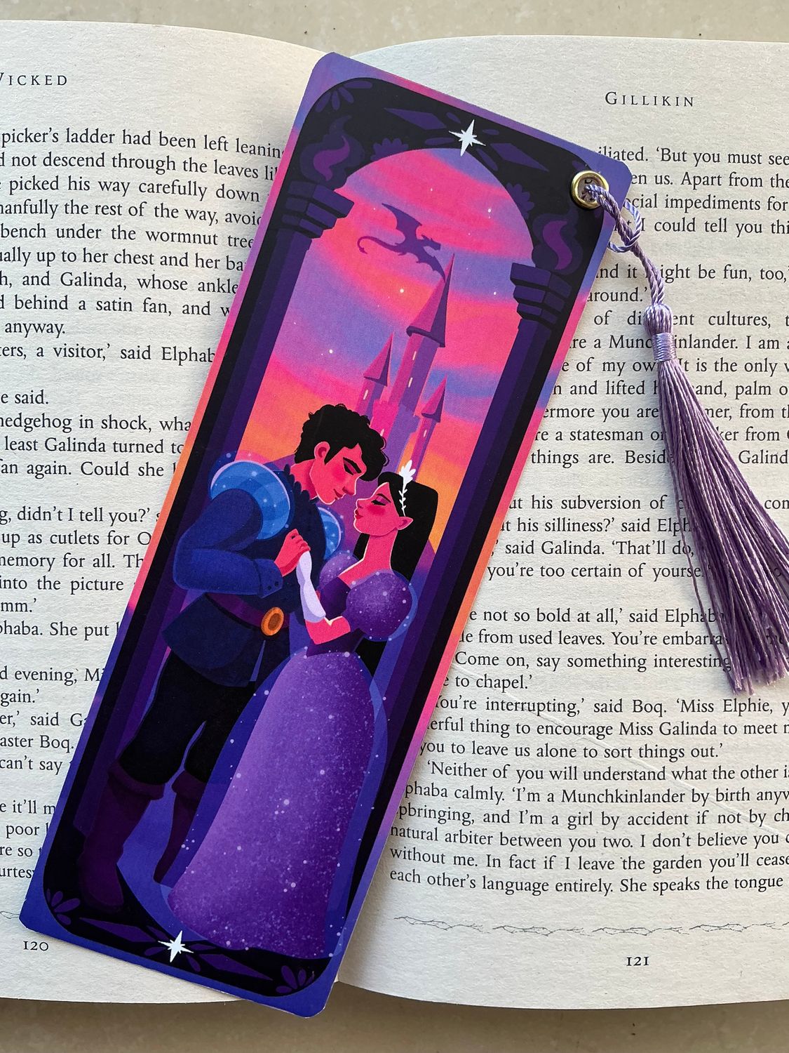 Fantasy illustrated Bookmark