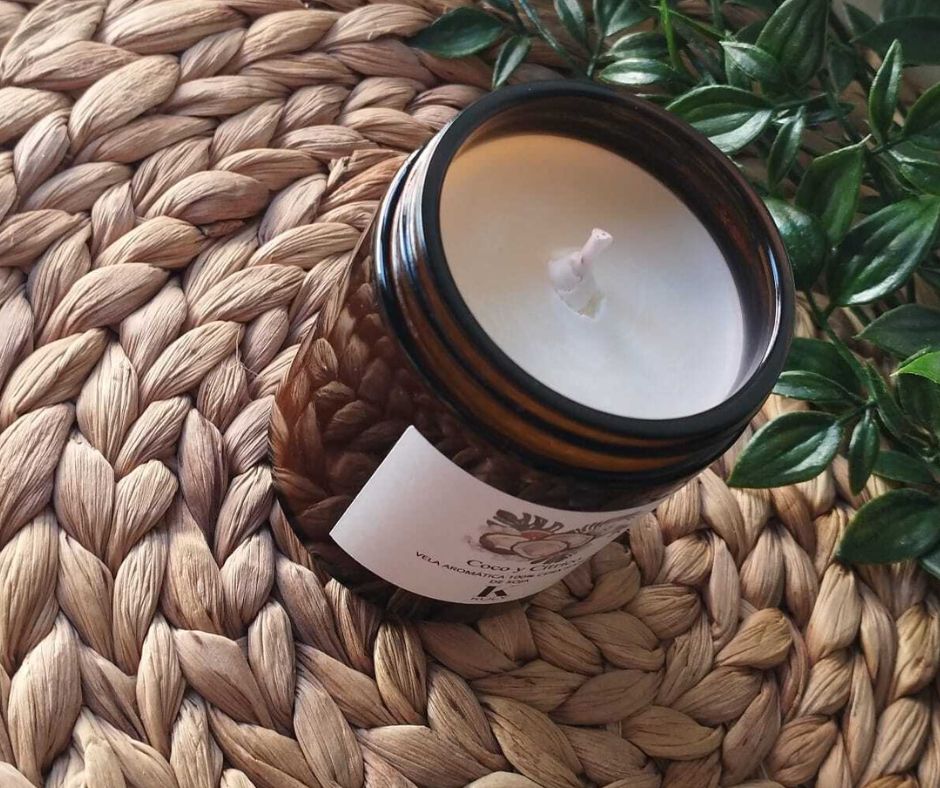 Vela Aromática “Coco y Cítrico”