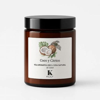 Vela Aromática “Coco y Cítrico”