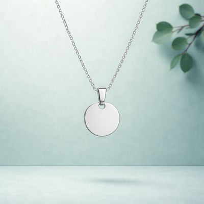 Collar WON plateado