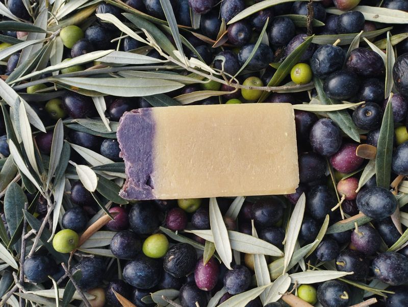 Jabón natural de azufre purificante y antibacteriano