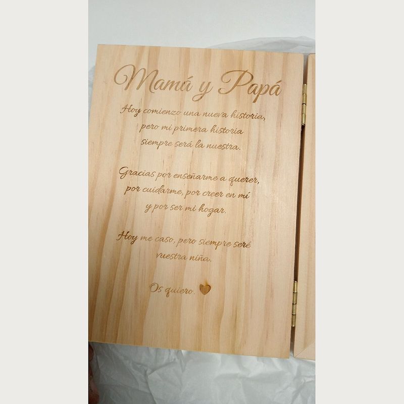Marco de fotos de madera personalizado