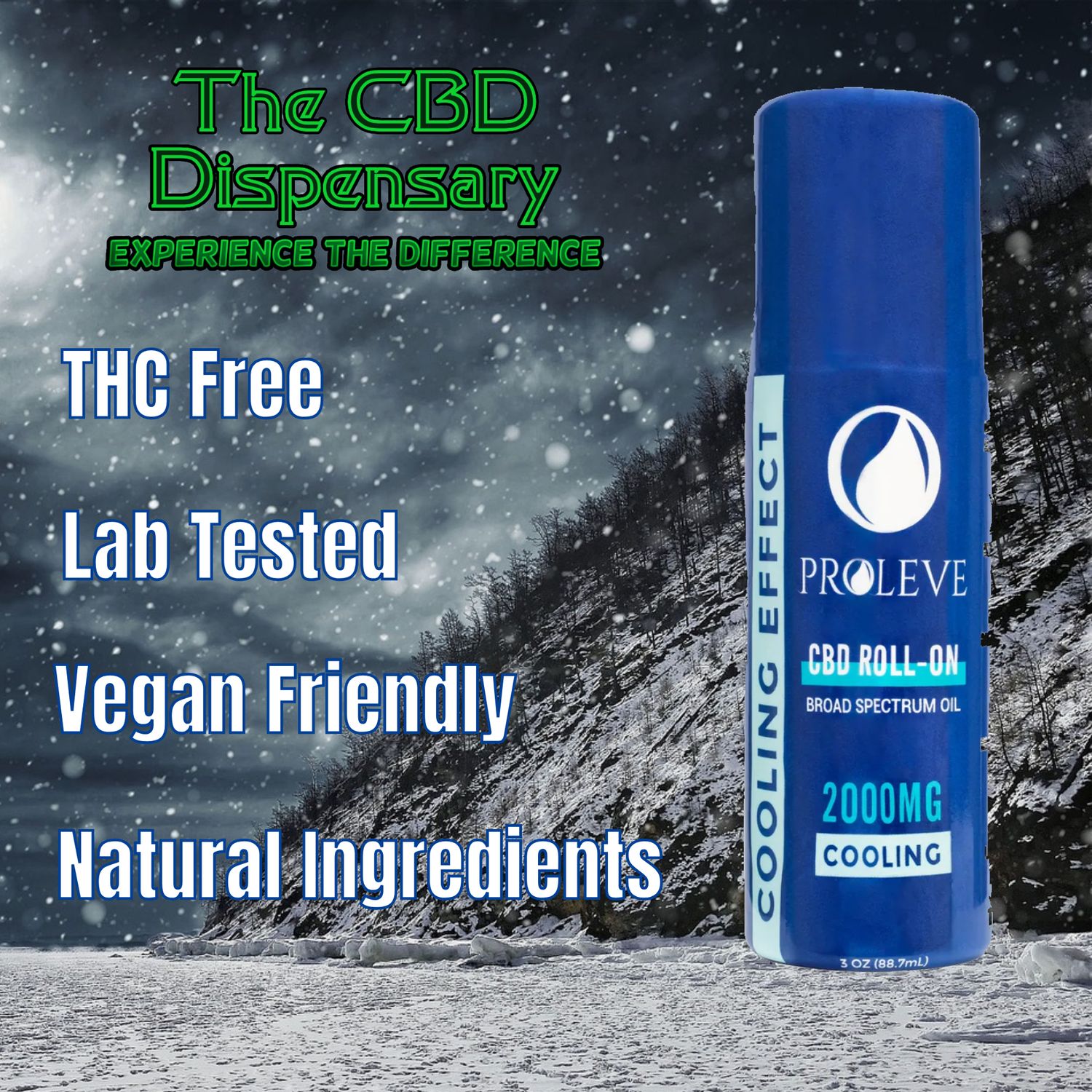 Proleve | Broad Spectrum Cooling Roll-On 2000mg