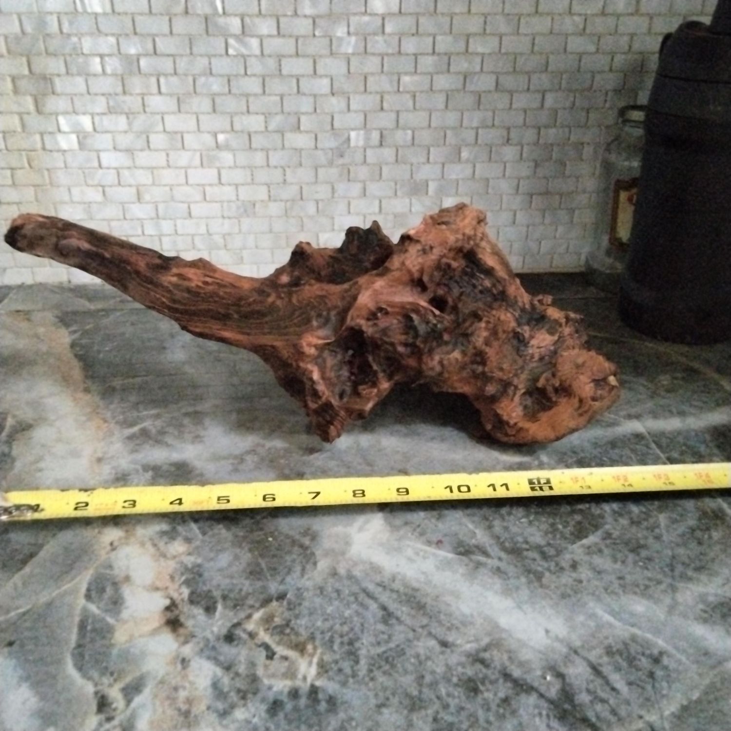 Large ironwood fish hide