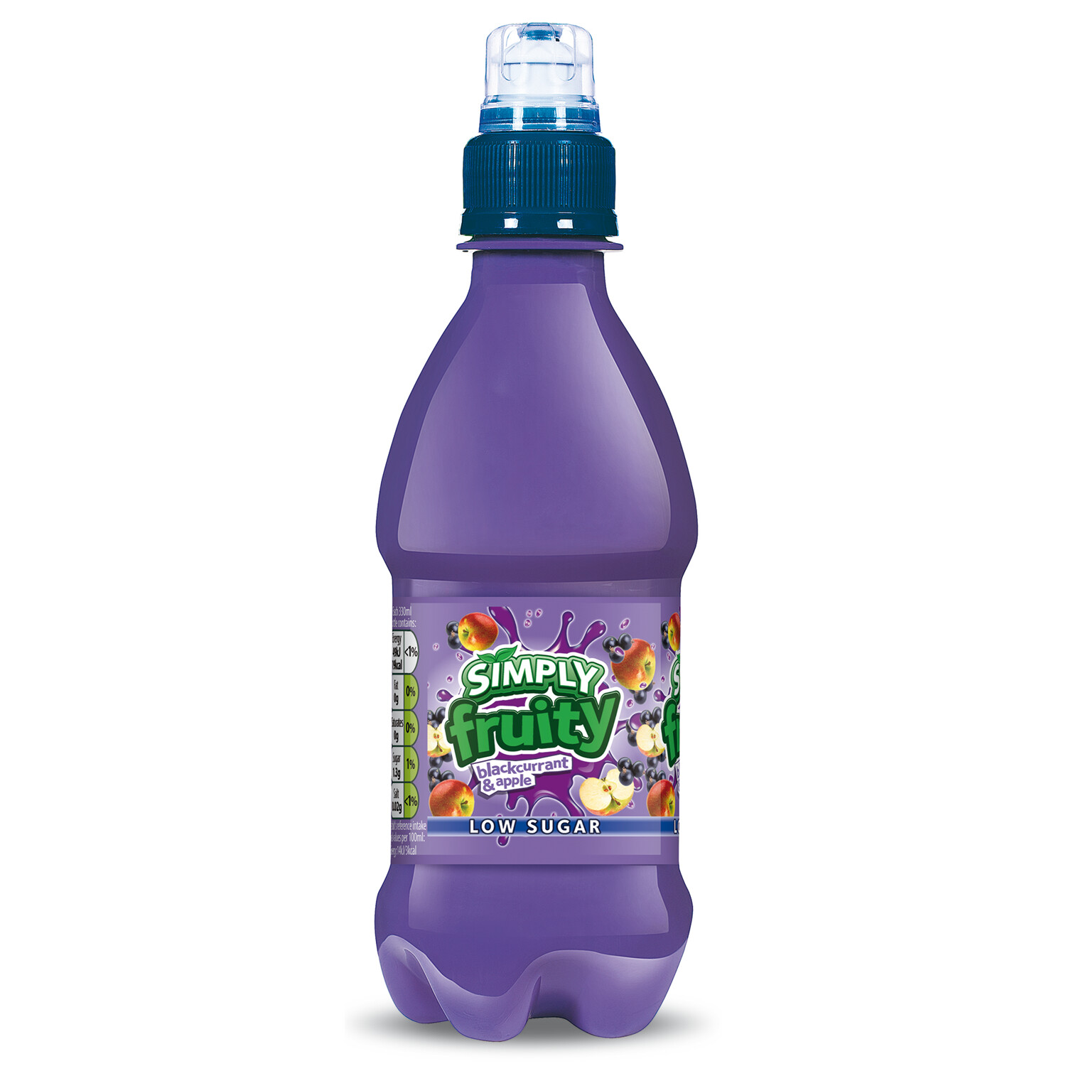 SIMPLY FRUITY APPLE&amp;BLACKCURRANT 12X300ML