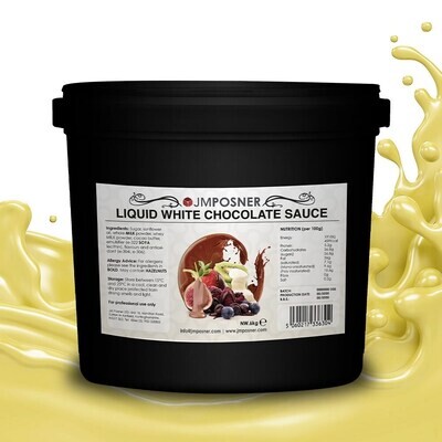 LIQUID WHITE CHOCOLATE SAUCE- 6KG