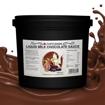 LIQUID MILK CHOCOLATE SAUCE - 6KG
