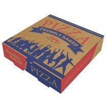 BROWN PIZZA BOX 9&quot; X 100