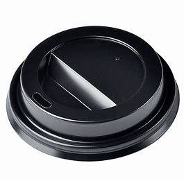 BLACK 8oz SIP THROUGH LID x 1000