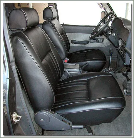 1981-1990 Fj60/62 Vinyl Seat Covers Black