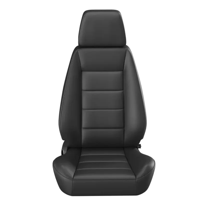 Corbeau Sport Black Leather Seats