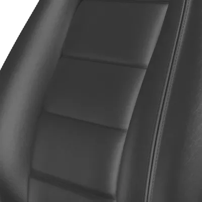 Corbeau Sport Black Vinyl Seats