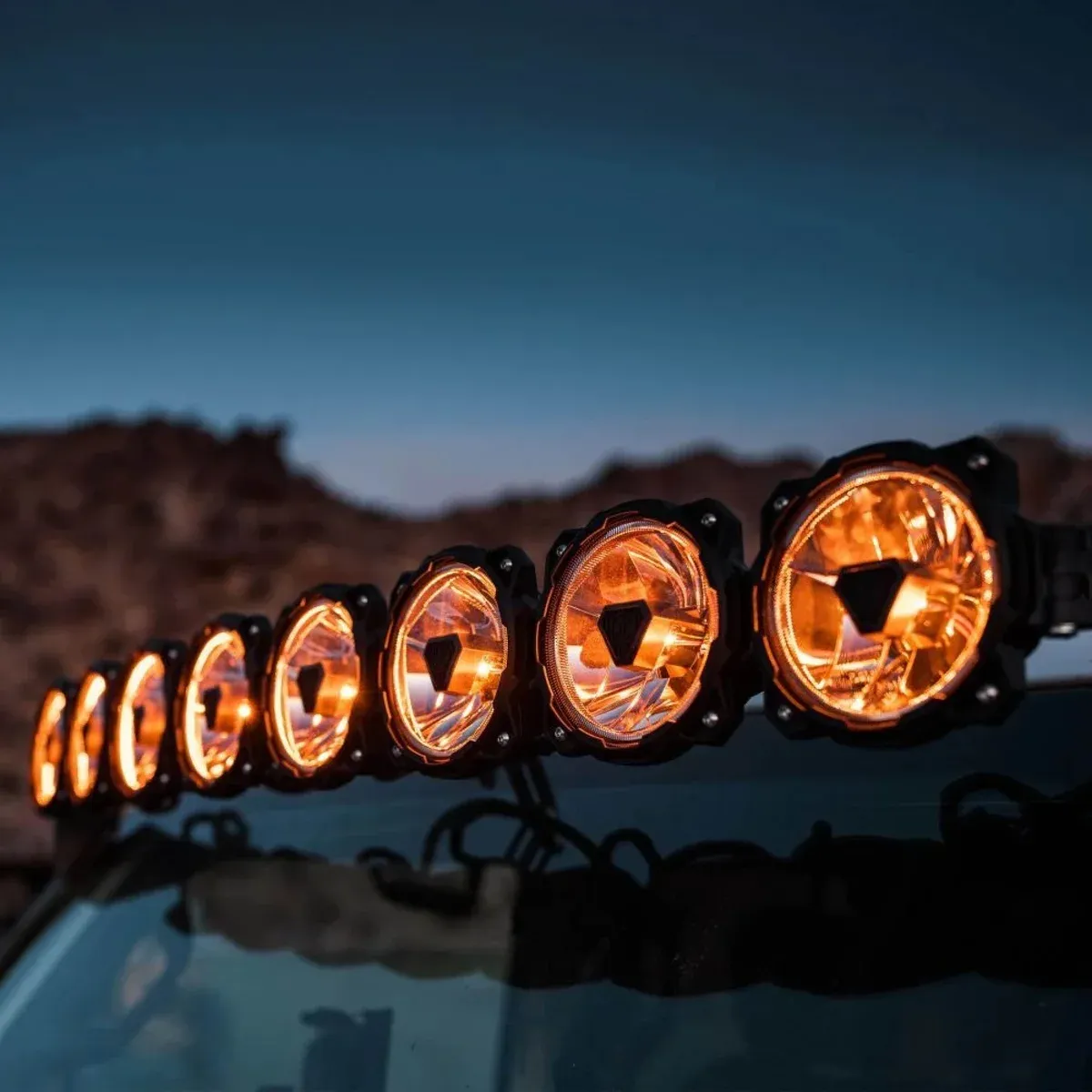 Gravity Titan 50in LED Light Bar-8 Light-BLK-1