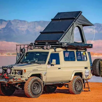 MAMBA Clamshell Aluminum Rooftop Tent MAMBA Clamshell Aluminum Rooftop Tent