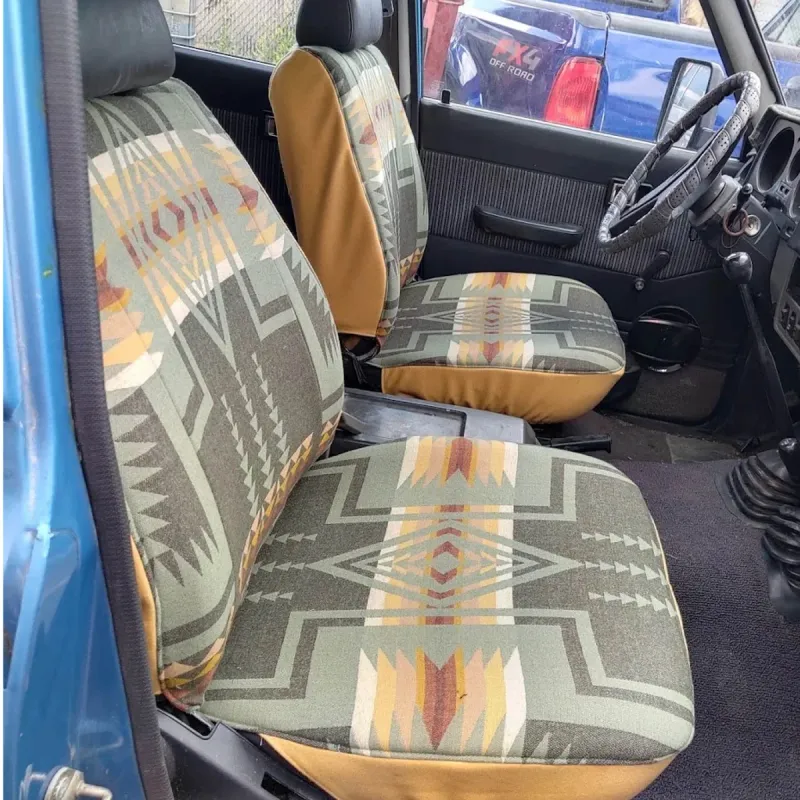 Toyota Landcruiser 1981-1990 One-Piece Pull-Over Seat Covers