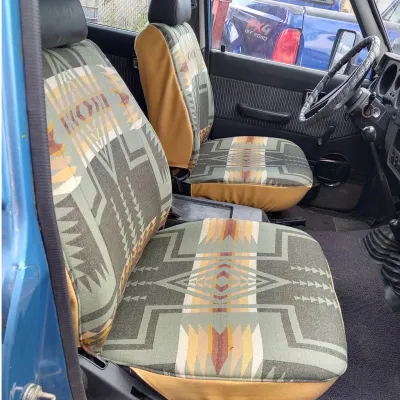 Toyota Landcruiser 1981-1990 One-Piece Pull-Over Seat Covers