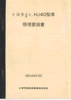 31971 HJ40 JDM Manual