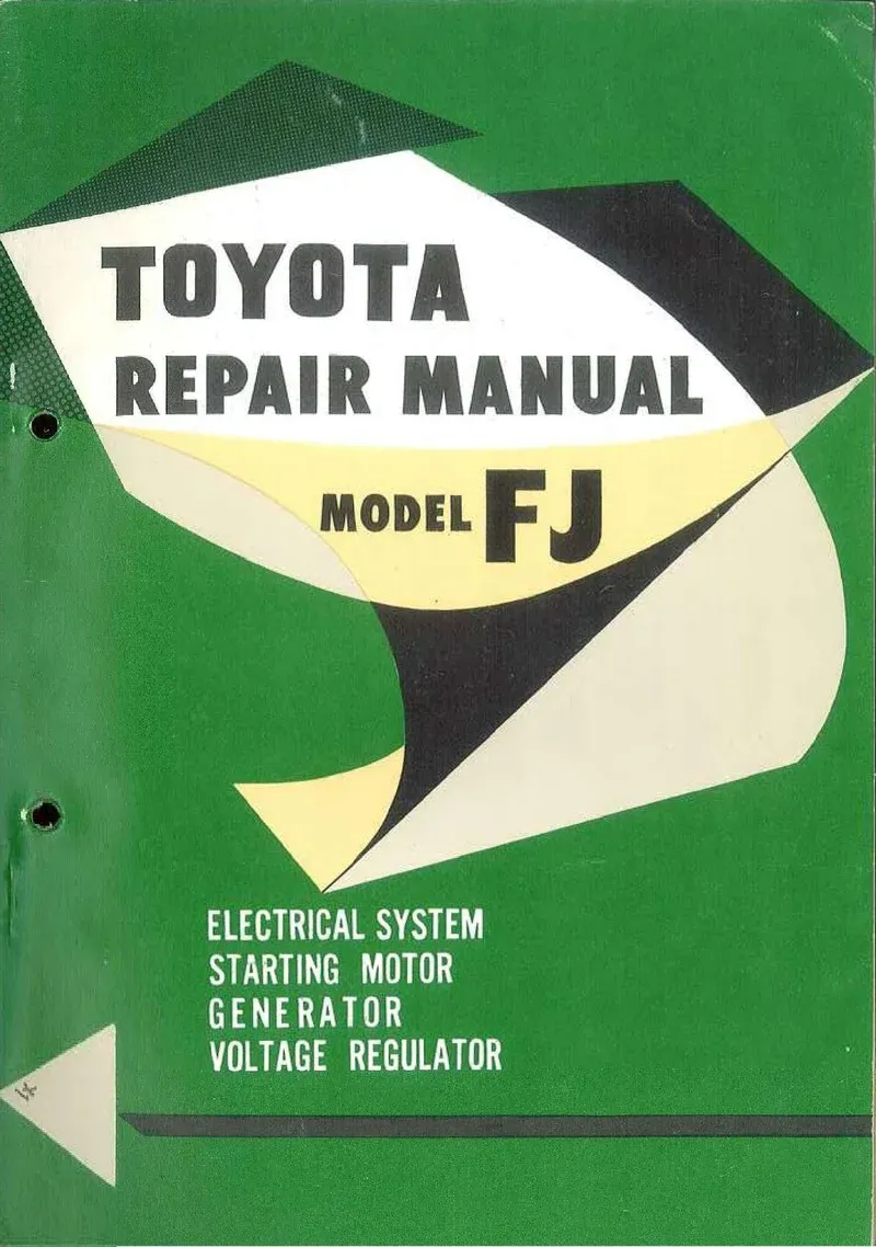 FJ25 Electrical Repair Manual