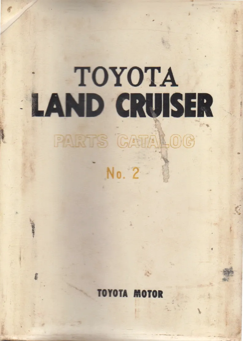 65 FJ40 Parts Catalog No 2